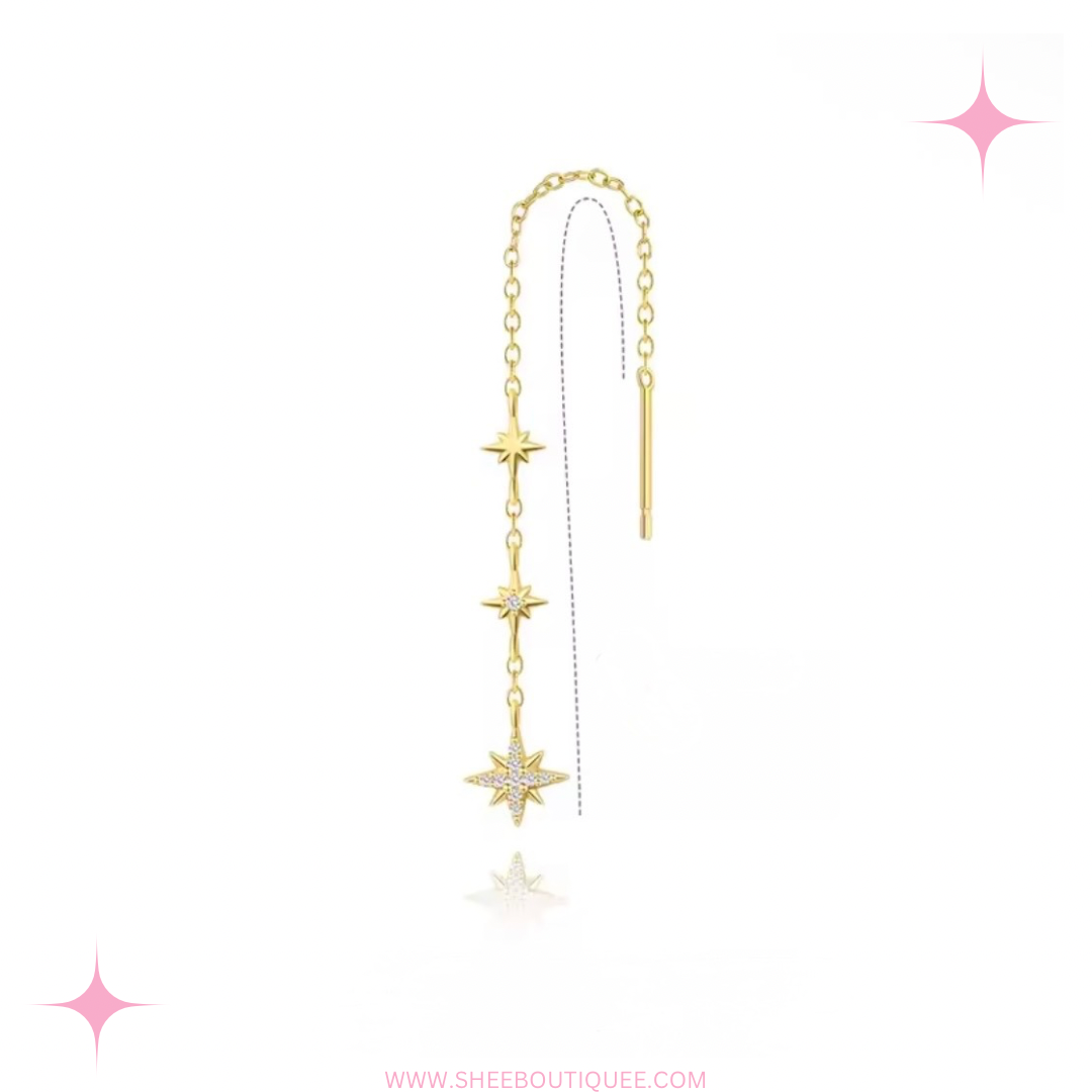 STARLIGHT THREADER EARRING