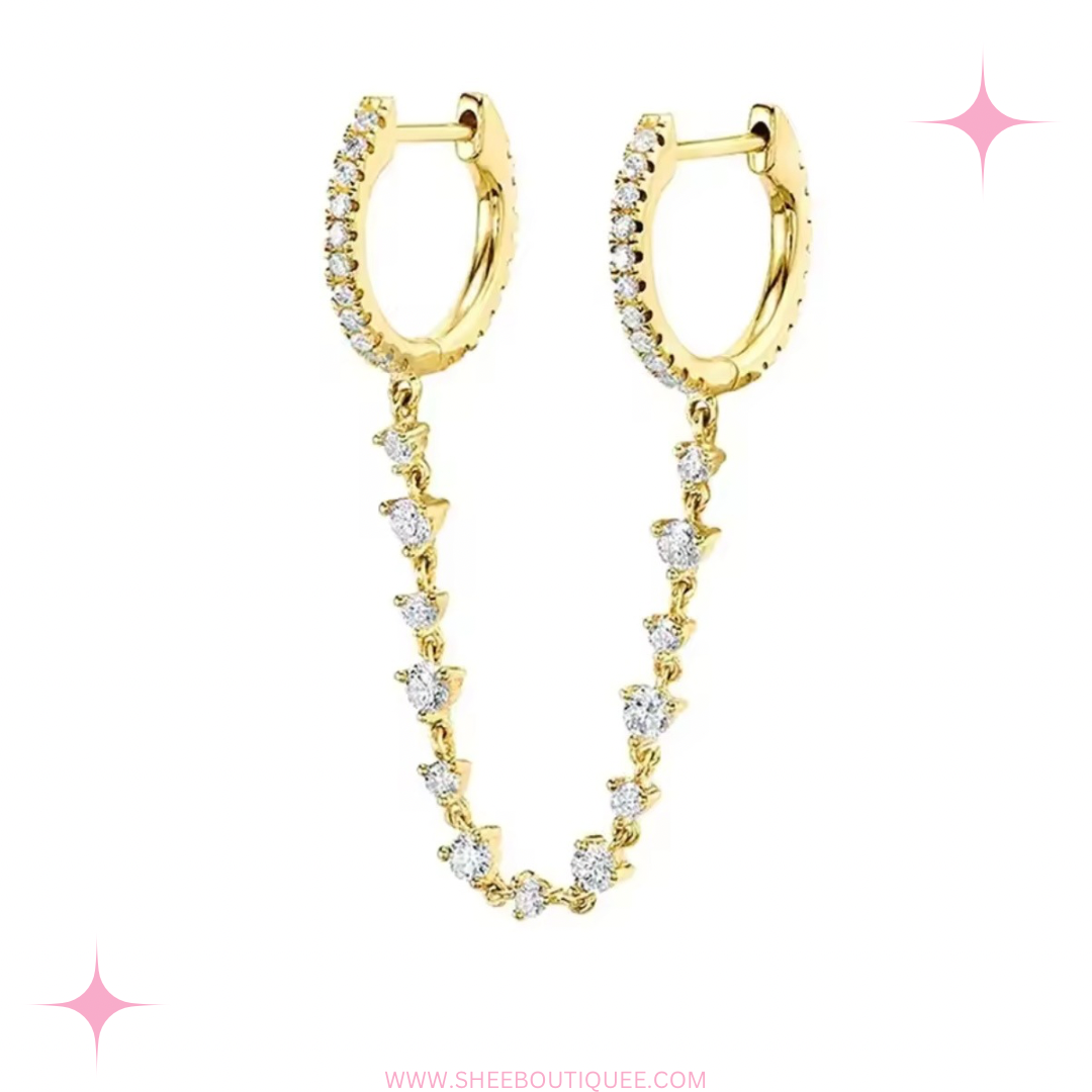 LUXURY DOUBLE LINKED HOOPS