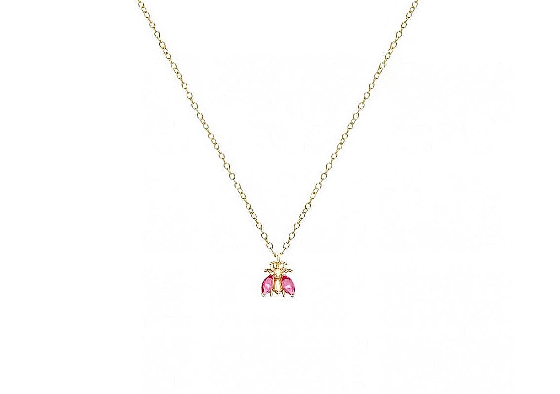 TINY BEETLE NECKLACE