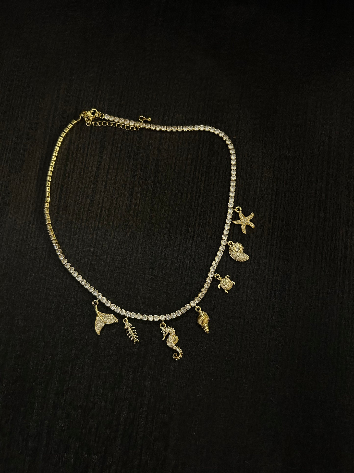 TENNIS CHARMS NECKLACE