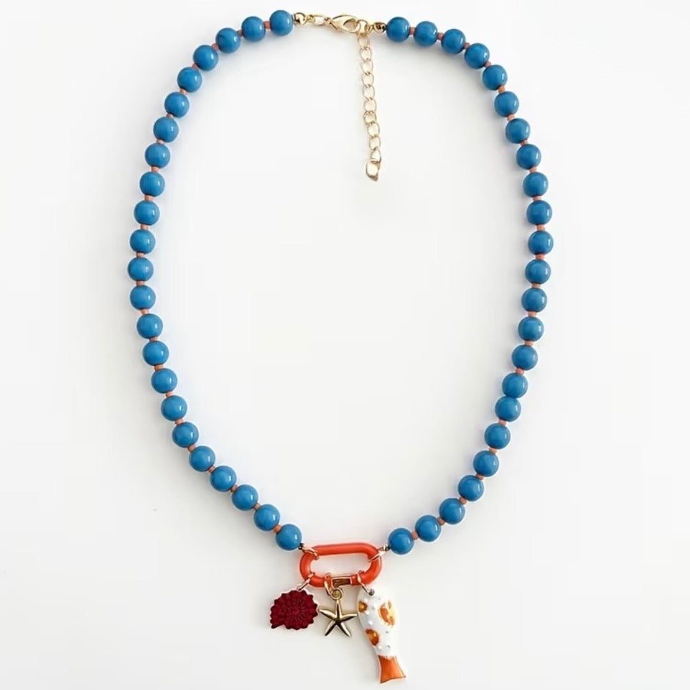NEW SUMMER BEADED NECKLACE