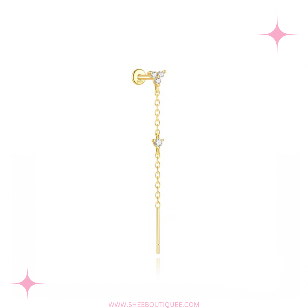THREADER FLAT BACK STUD