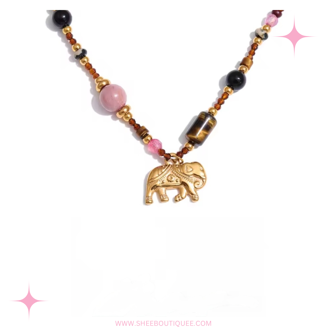 ELEPHANT CHARM NECKLACE