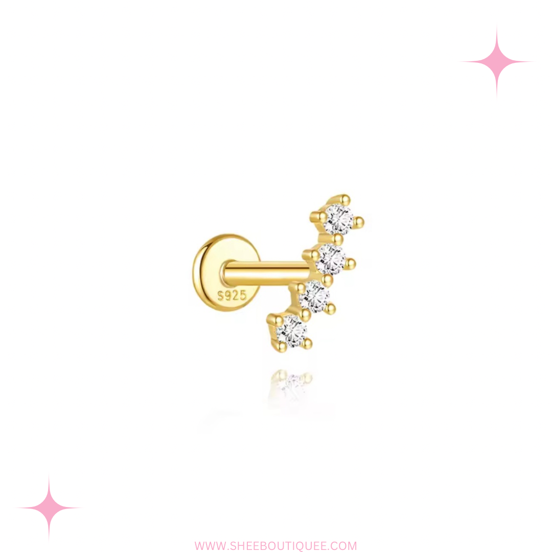 TINY CURVE STUD