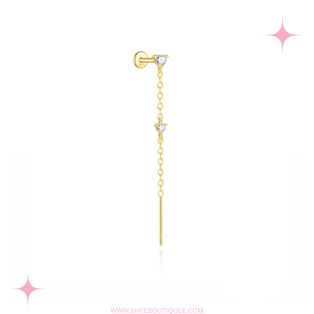 THREADER FLAT BACK STUD