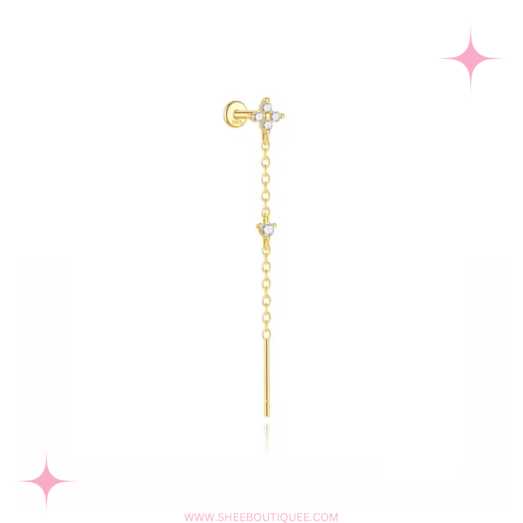 THREADER FLAT BACK STUD