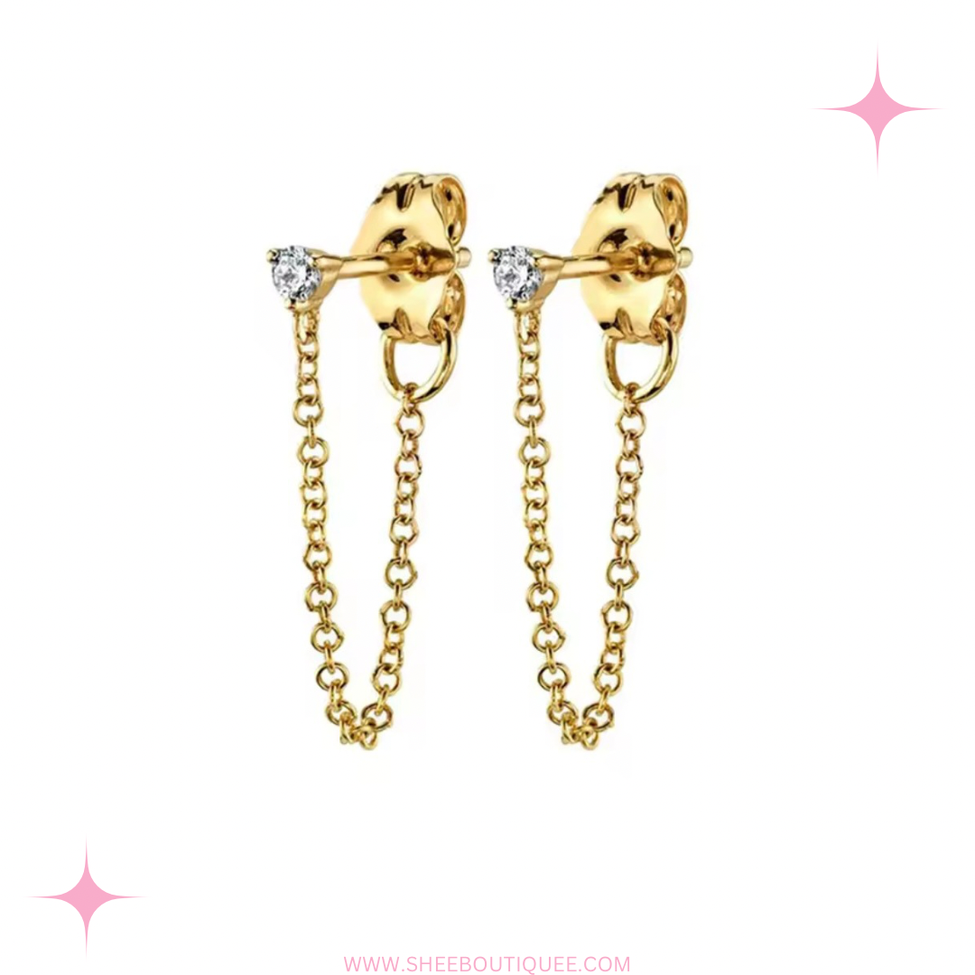 ONE PIECE CHAIN EARRING