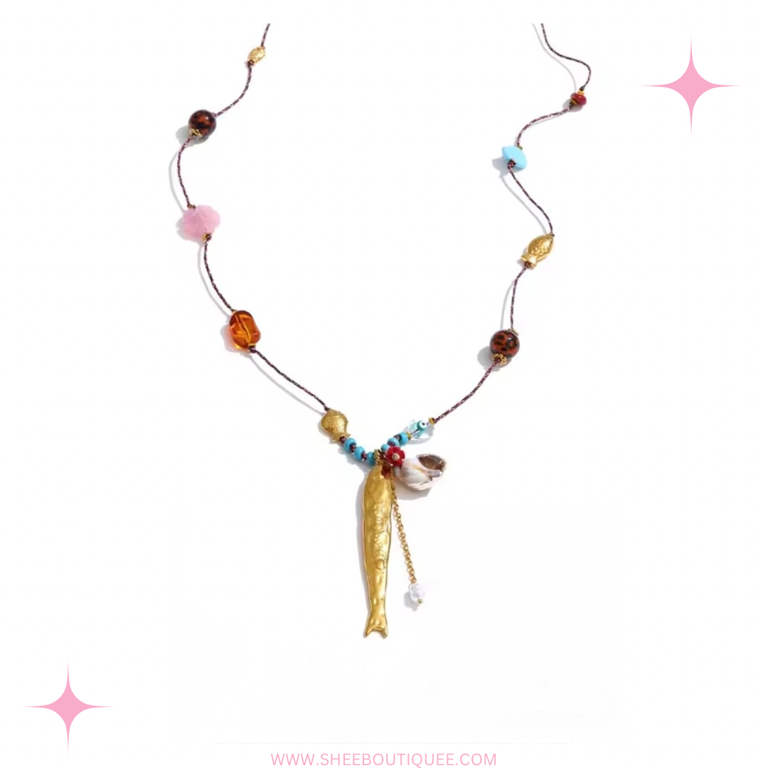 LONG FISHES NECKLACE