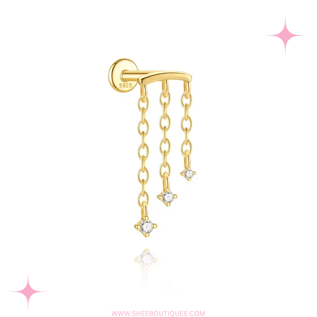 DANGLING CHARMS STUD