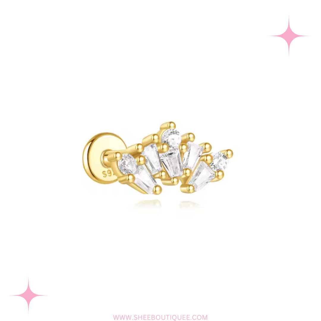 LUXURIOUS STONES STUD