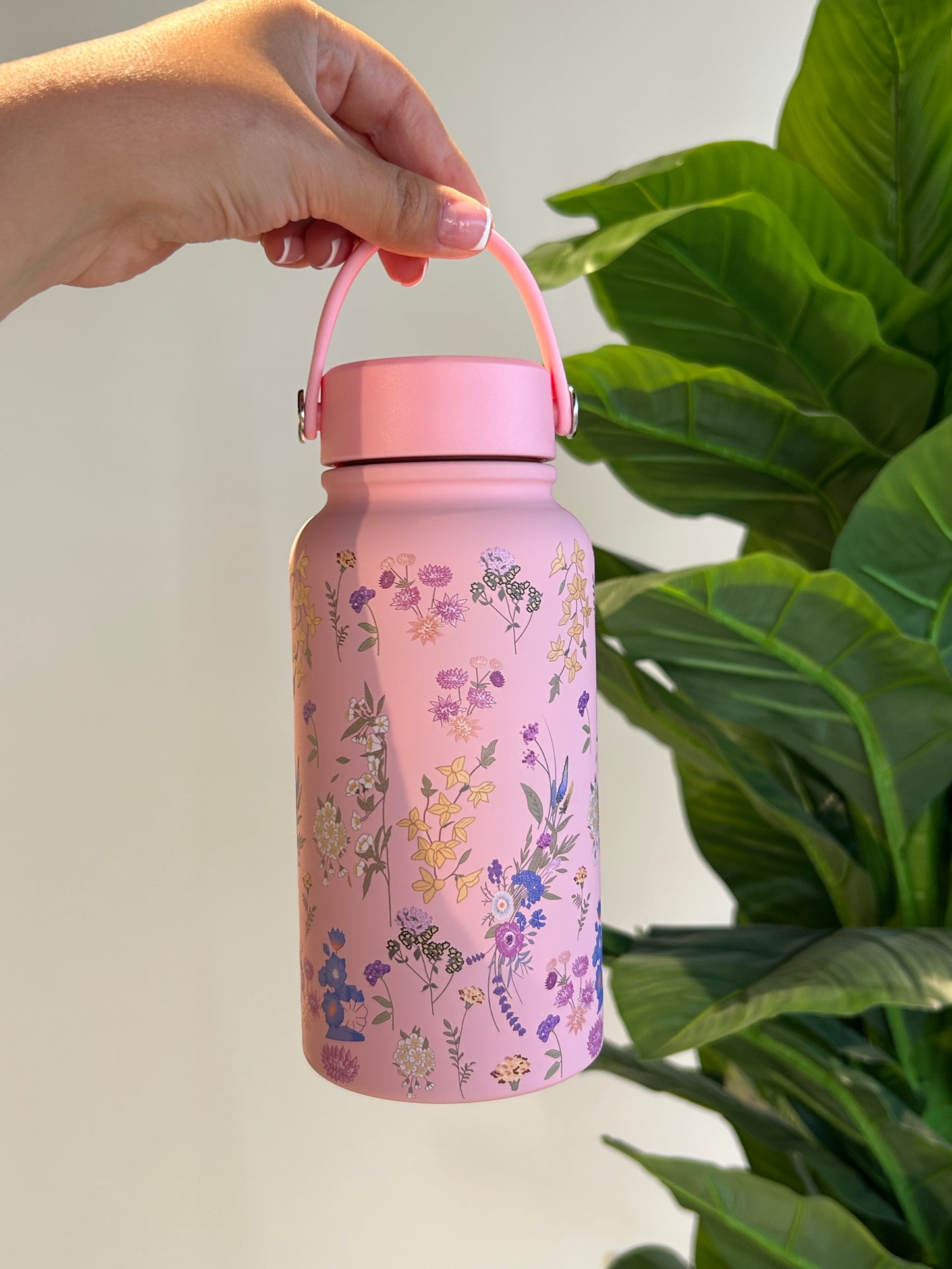 Blossom Pink Insulated Water Bottle