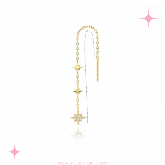 STARLIGHT THREADER EARRING