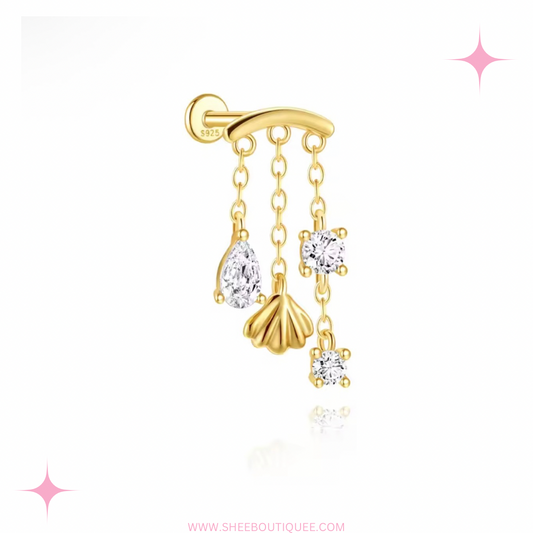 DANGLING CHARMS STUD