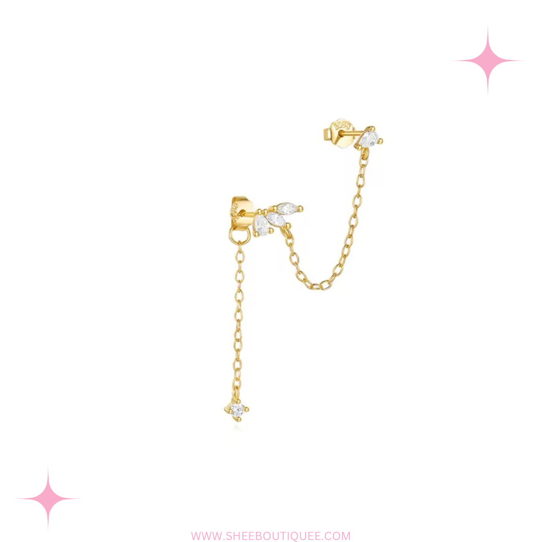 DOUBLE STUD LINKED CHAIN