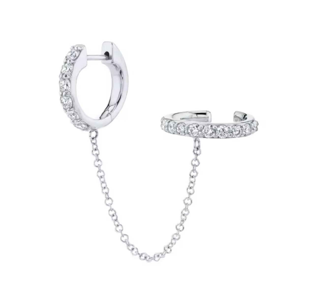 EAR-CUFF CHAIN HOOP