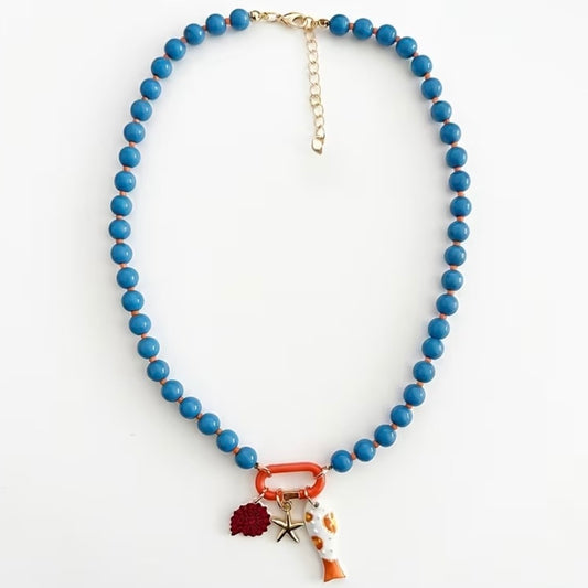 NEW SUMMER BEADED NECKLACE