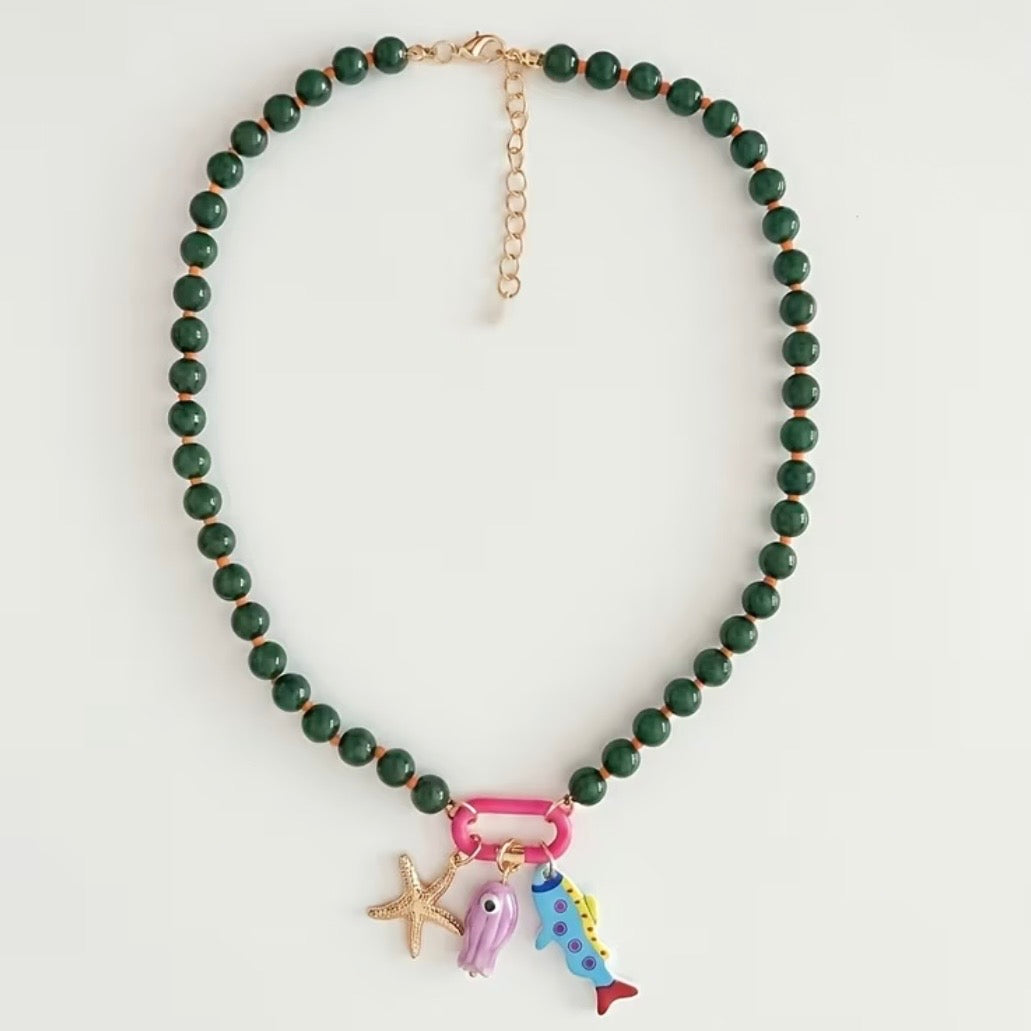NEW SUMMER BEADED NECKLACE