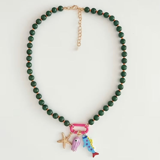 NEW SUMMER BEADED NECKLACE