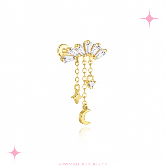 DANGLING CHARMS STUD
