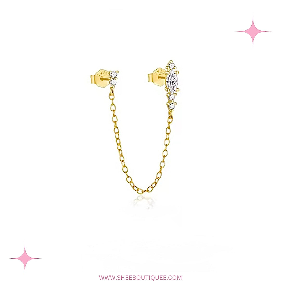 DOUBLE STUD LINKED CHAIN