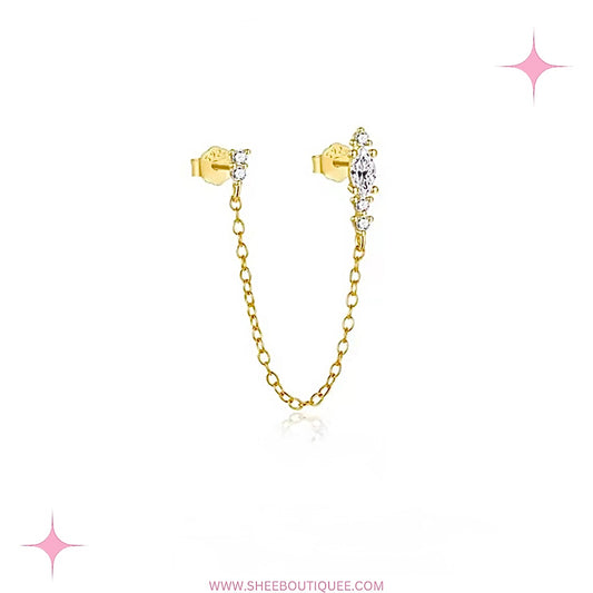 DOUBLE STUD LINKED CHAIN