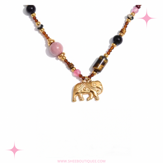 ELEPHANT CHARM NECKLACE