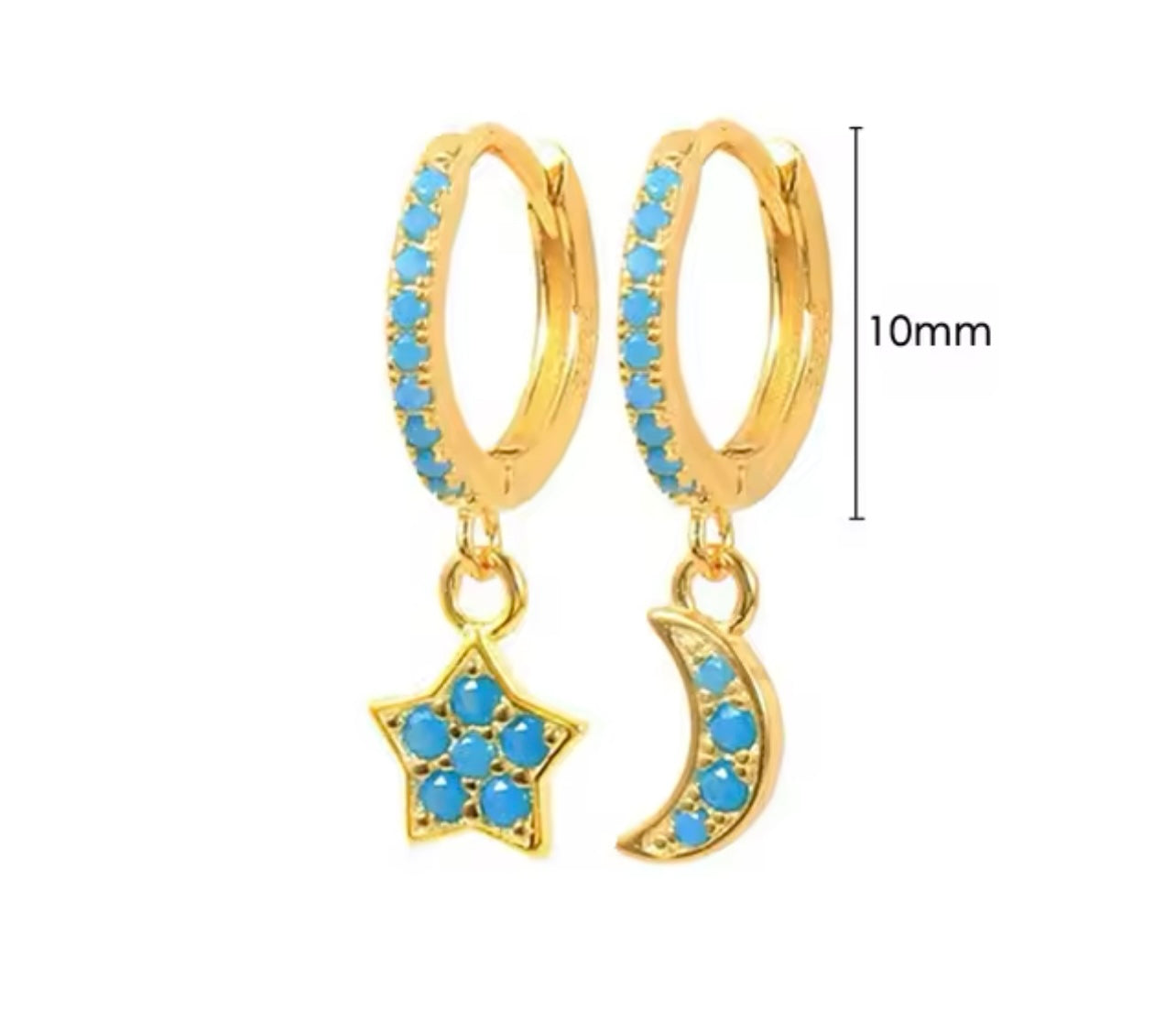 STAR MOON EARRINGS