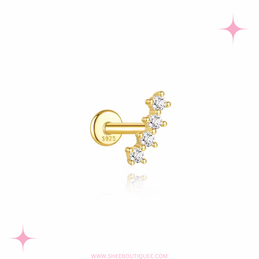 TINY CURVE STUD