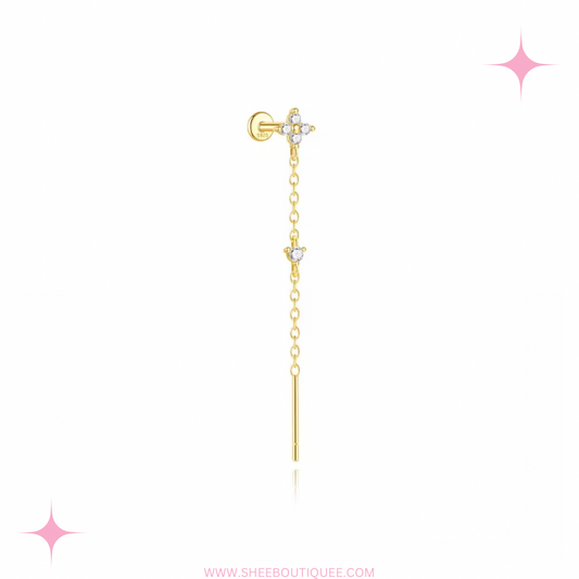 THREADER FLAT BACK STUD