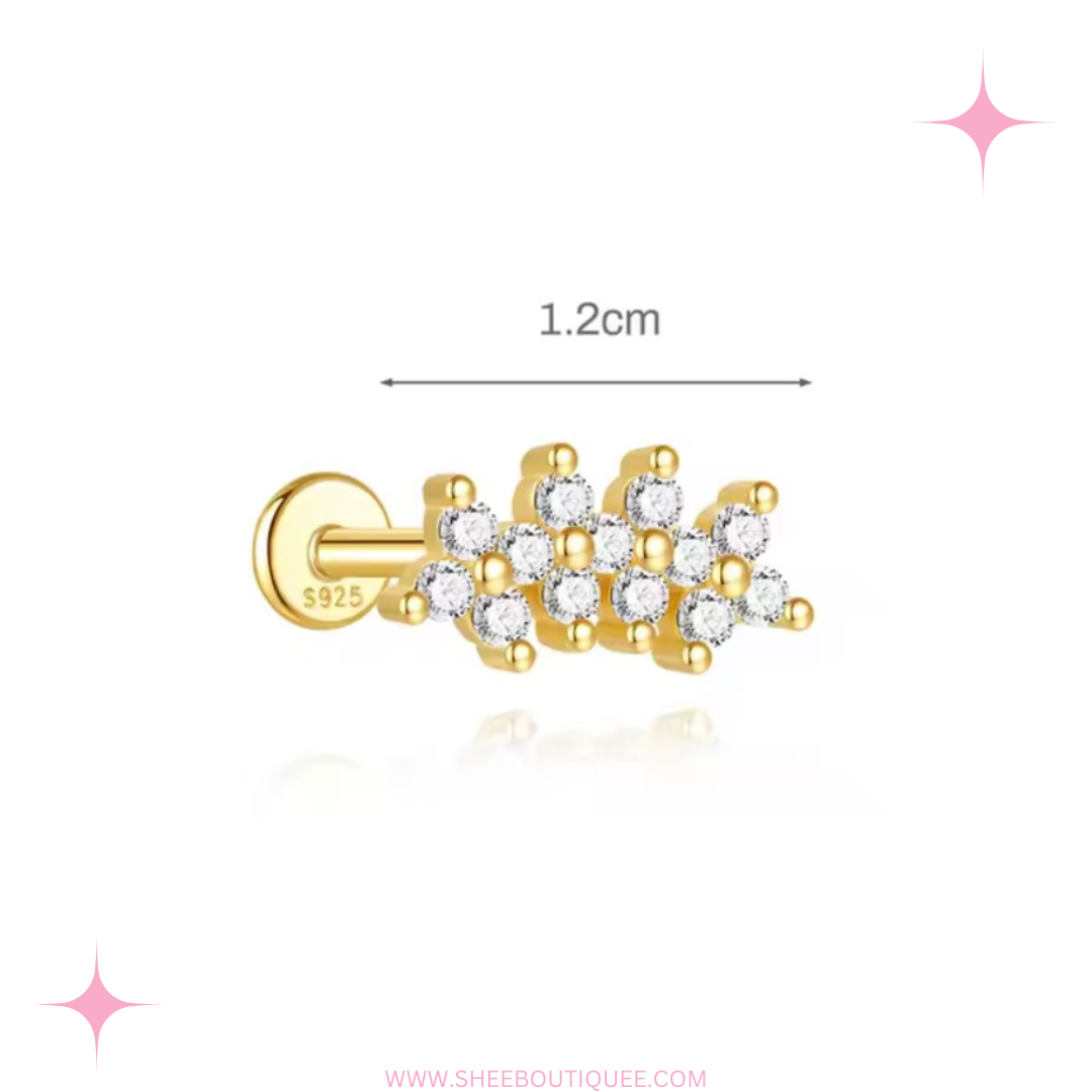 MULTI FLOWERS STUD