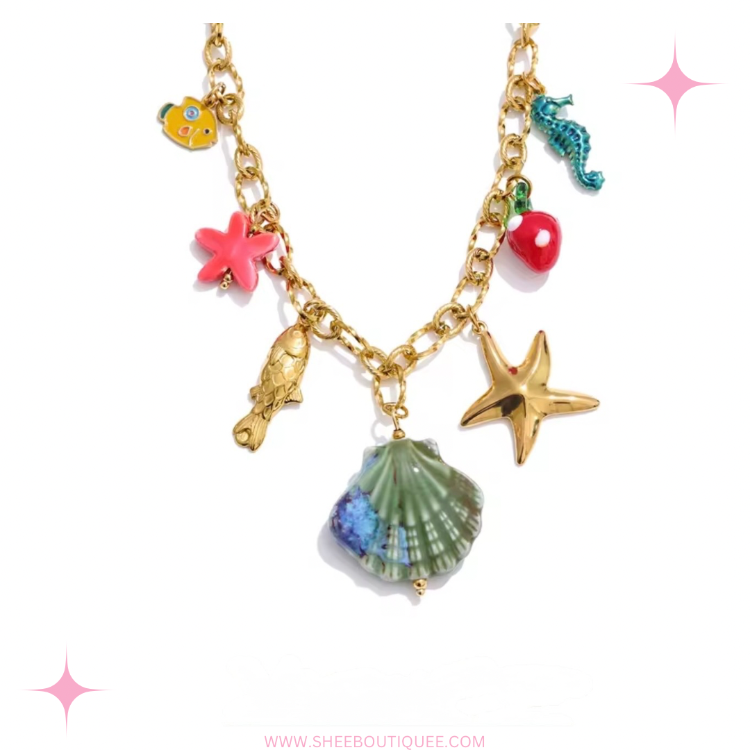 SEASIDE CHARMS NECKLACE