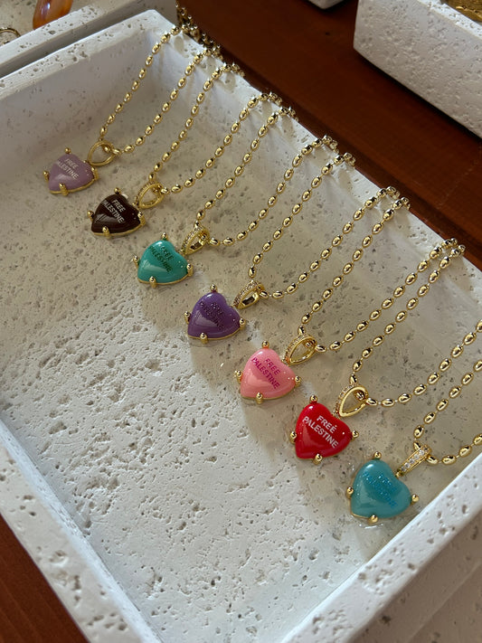 FREE PALESTINE NECKLACE OR CHARM