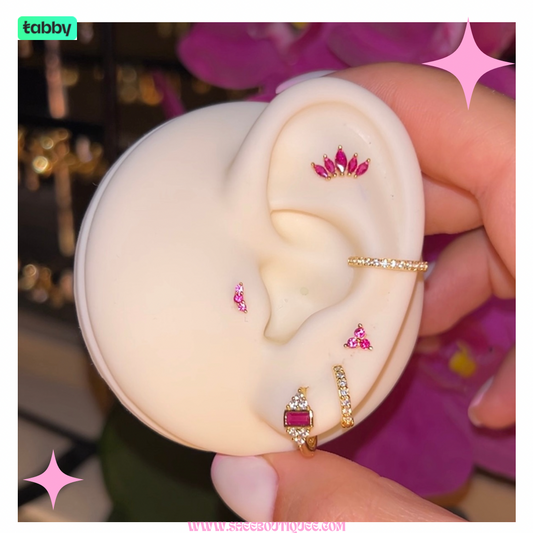 BABY GIRL EARRING SET 🎀