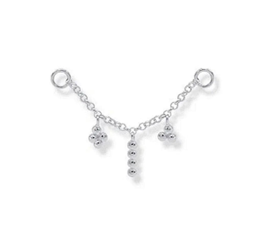 CHARMS CHAIN LINKING EARRINGS