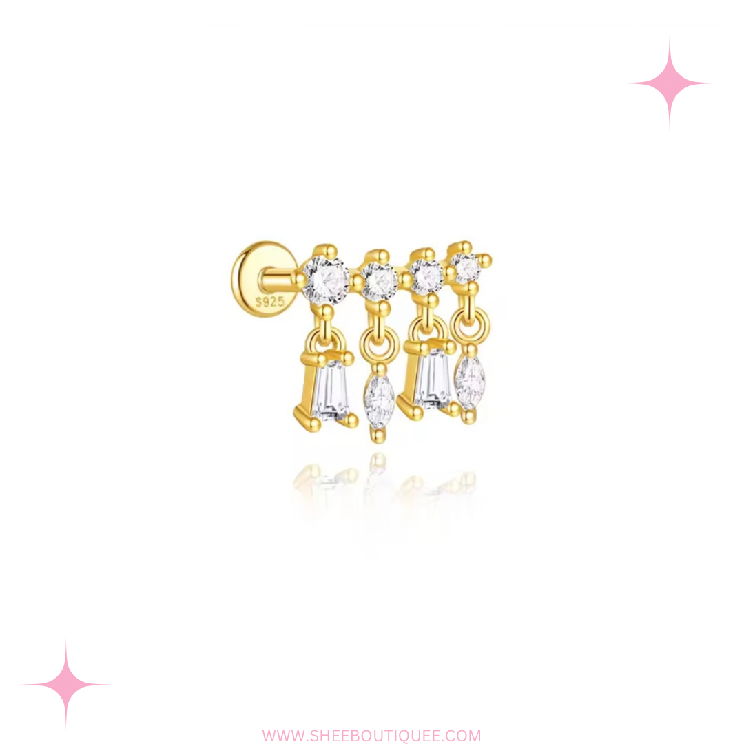 DANGLING CHARMS STUD