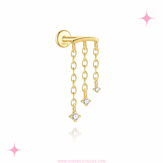 DANGLING CHARMS STUD