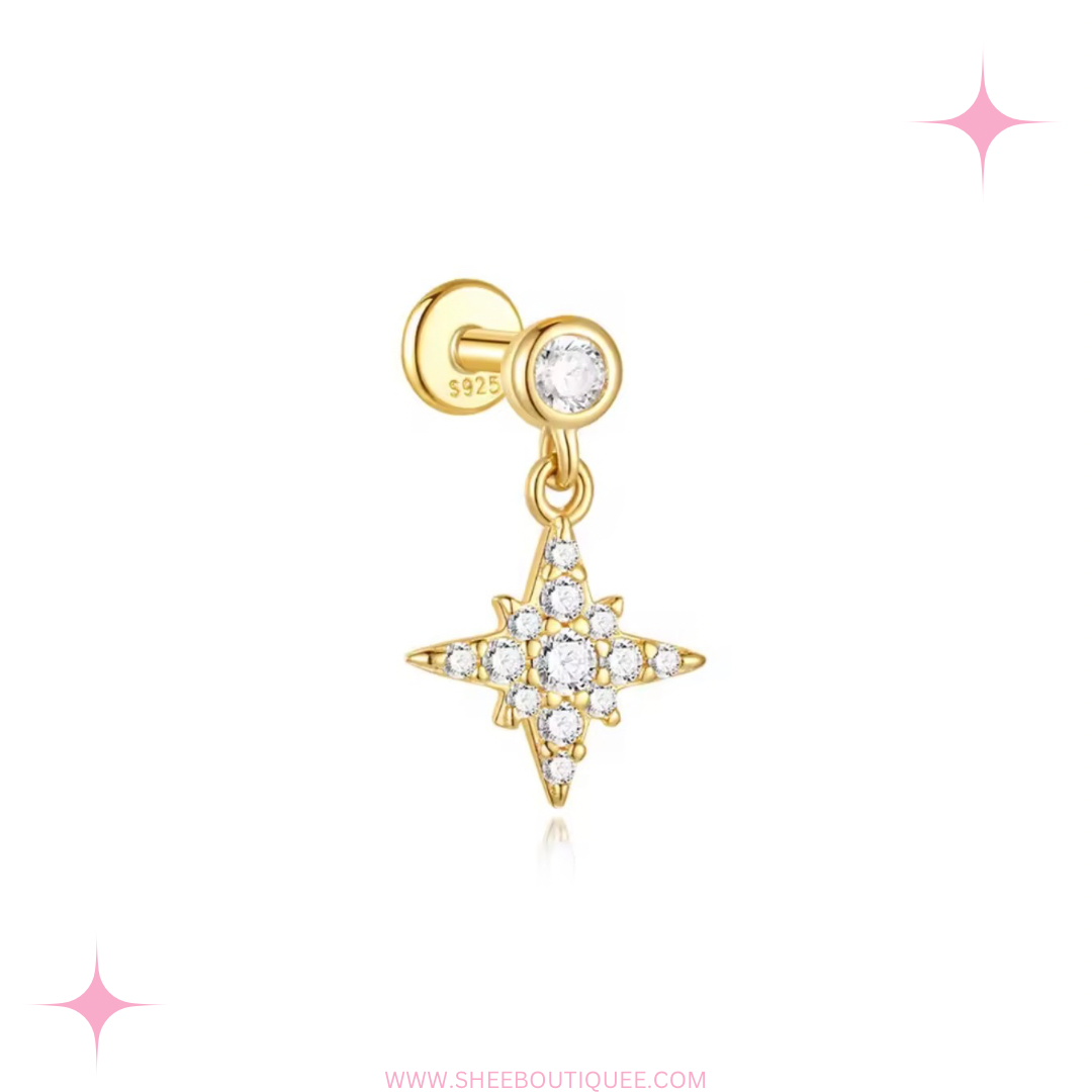 DANGLING CHARMS STUD
