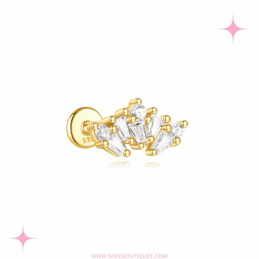 LUXURIOUS STONES STUD