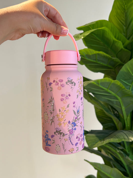 Blossom Pink Insulated Water Bottle