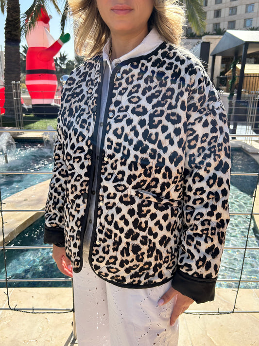 LEOPARD PRINT JACKET