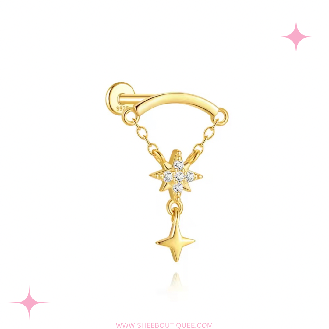 DANGLING CHARMS STUD