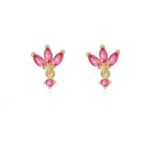 LOTUS PINK STUDS