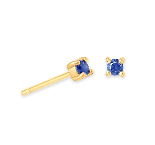 ROYAL BLUE DOT STUDS