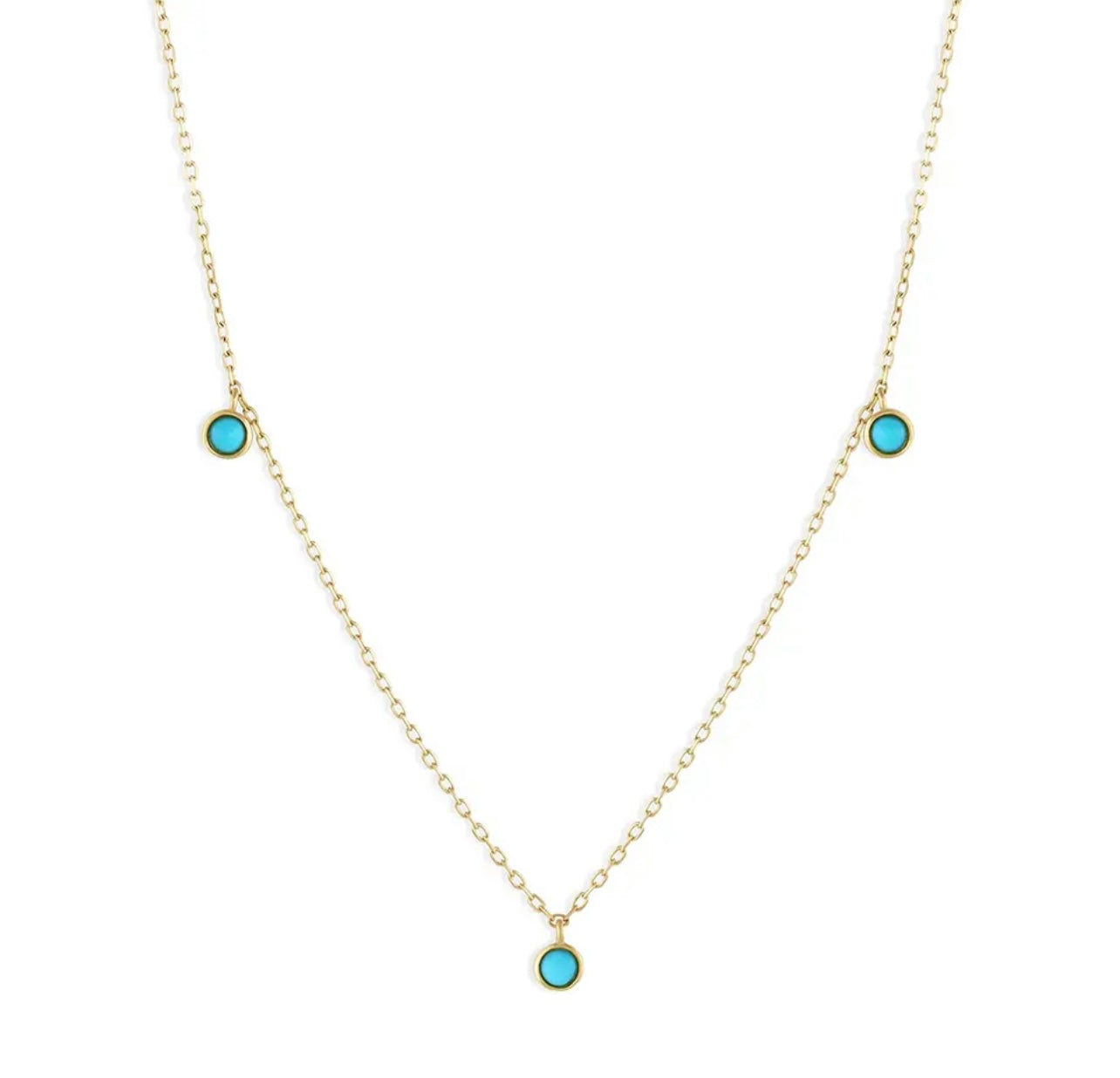 TURQUOISE SIMPLE NECKLACE