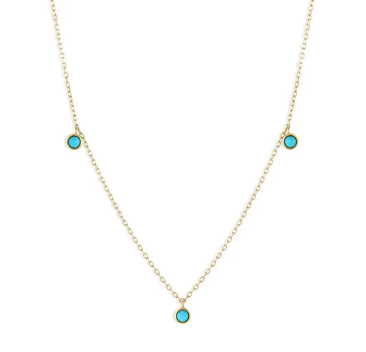 TURQUOISE SIMPLE NECKLACE
