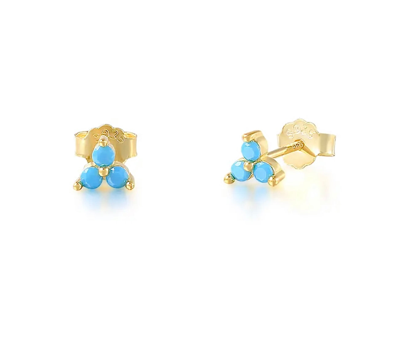 ESSENTIAL TURQUOISE STUD