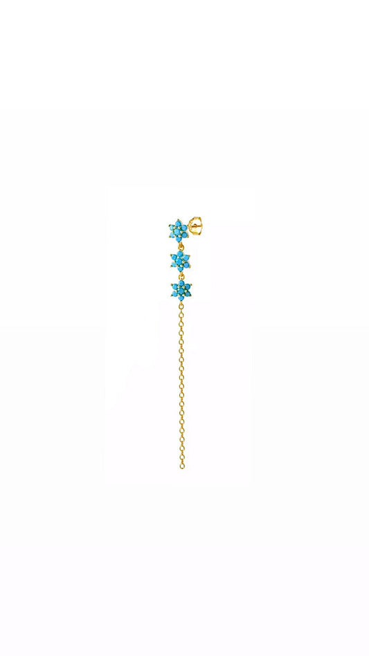 LONG FLOWERS EARRINGS