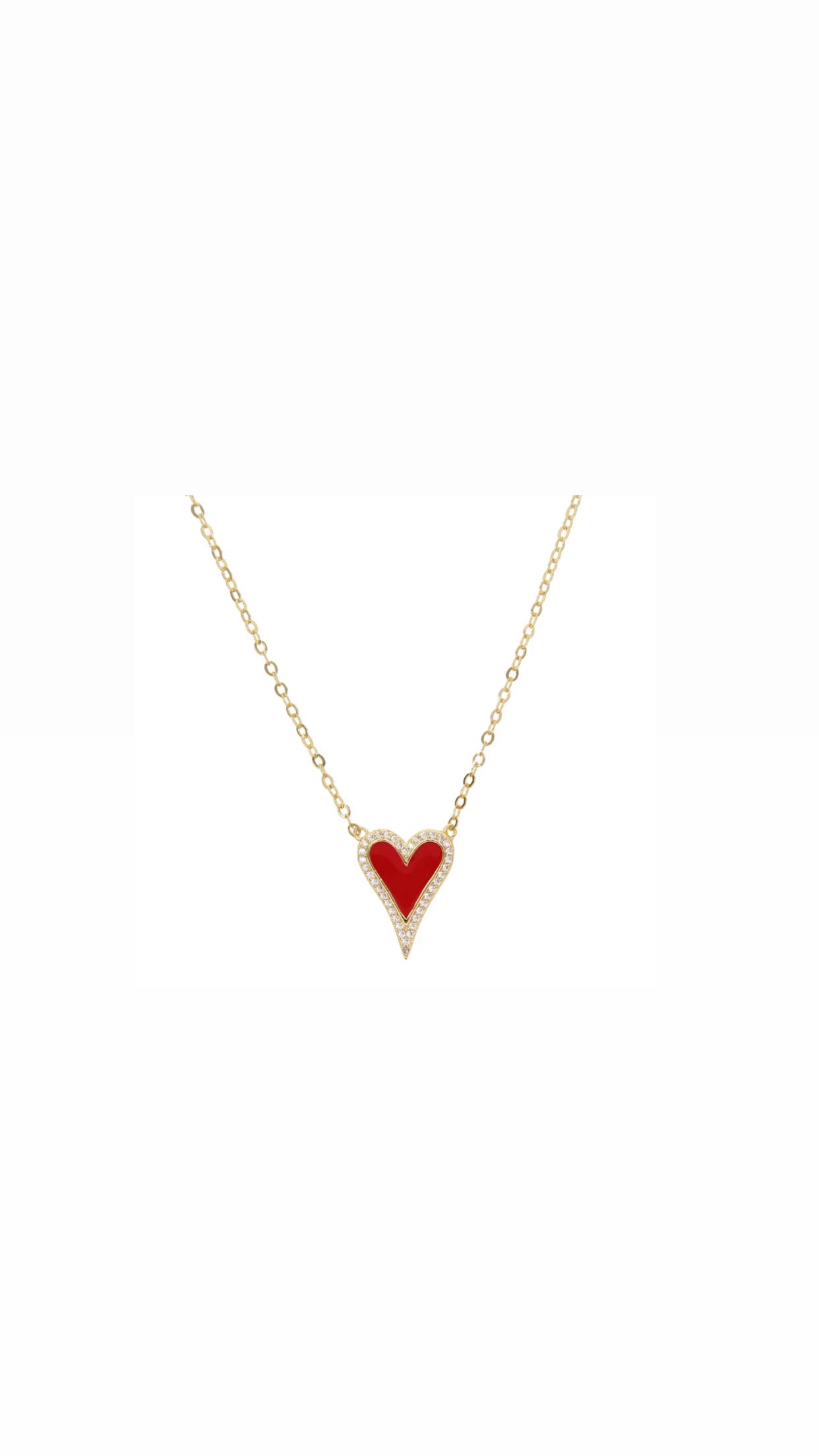 RED HEART NECKLACE