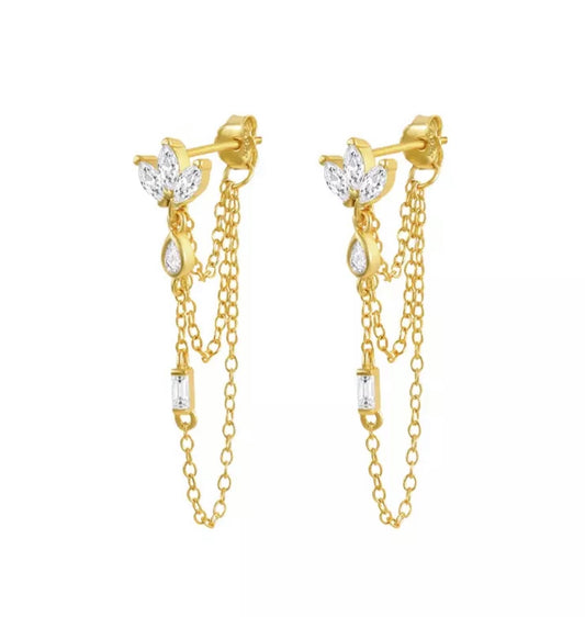 LUXURY LOTUS EARRINGS
