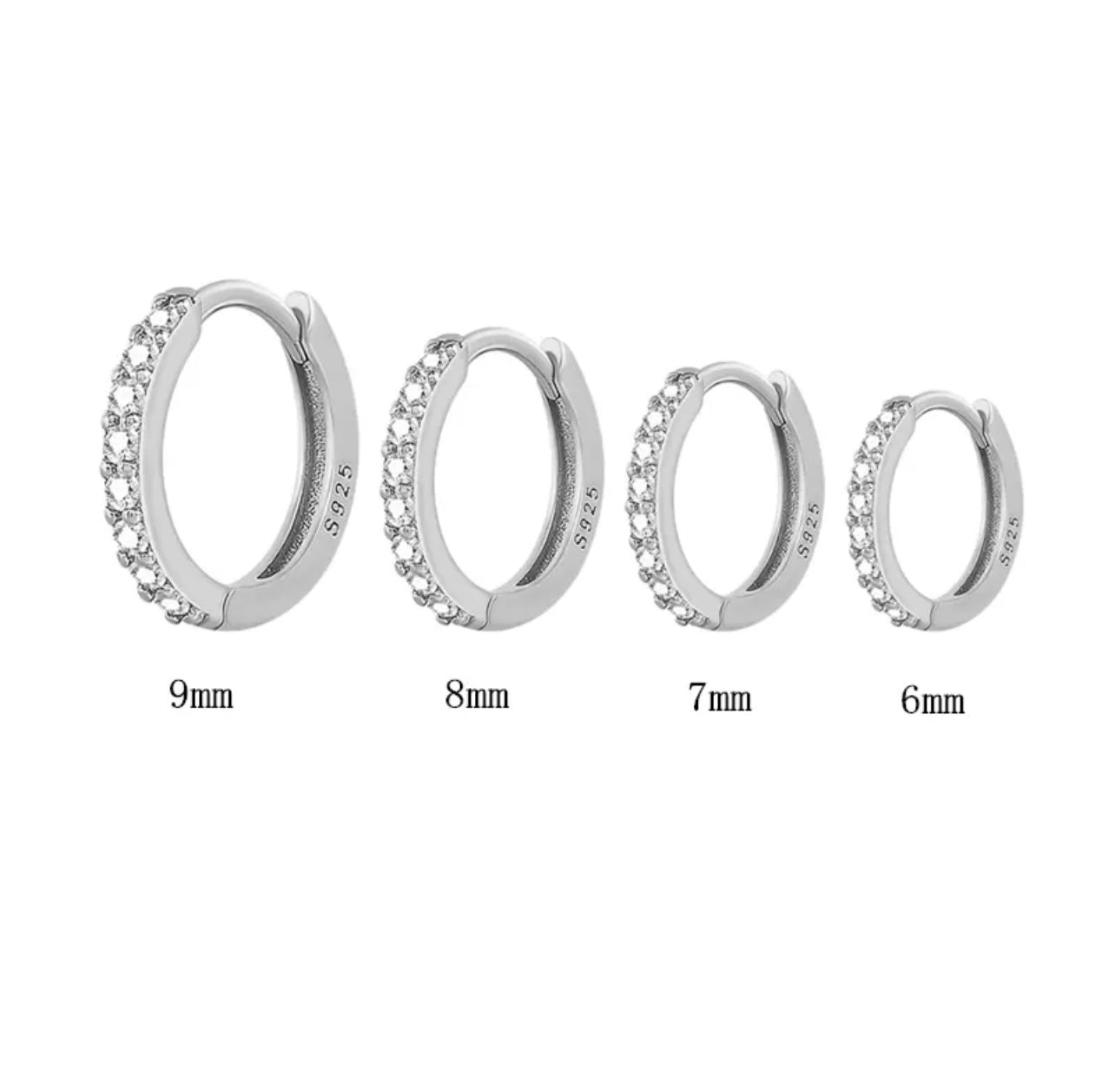 SILVER ESSENTIAL HOOPS